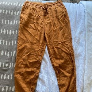 Yellow old navy hemp pants